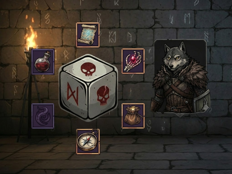 Dice or Die inventory system